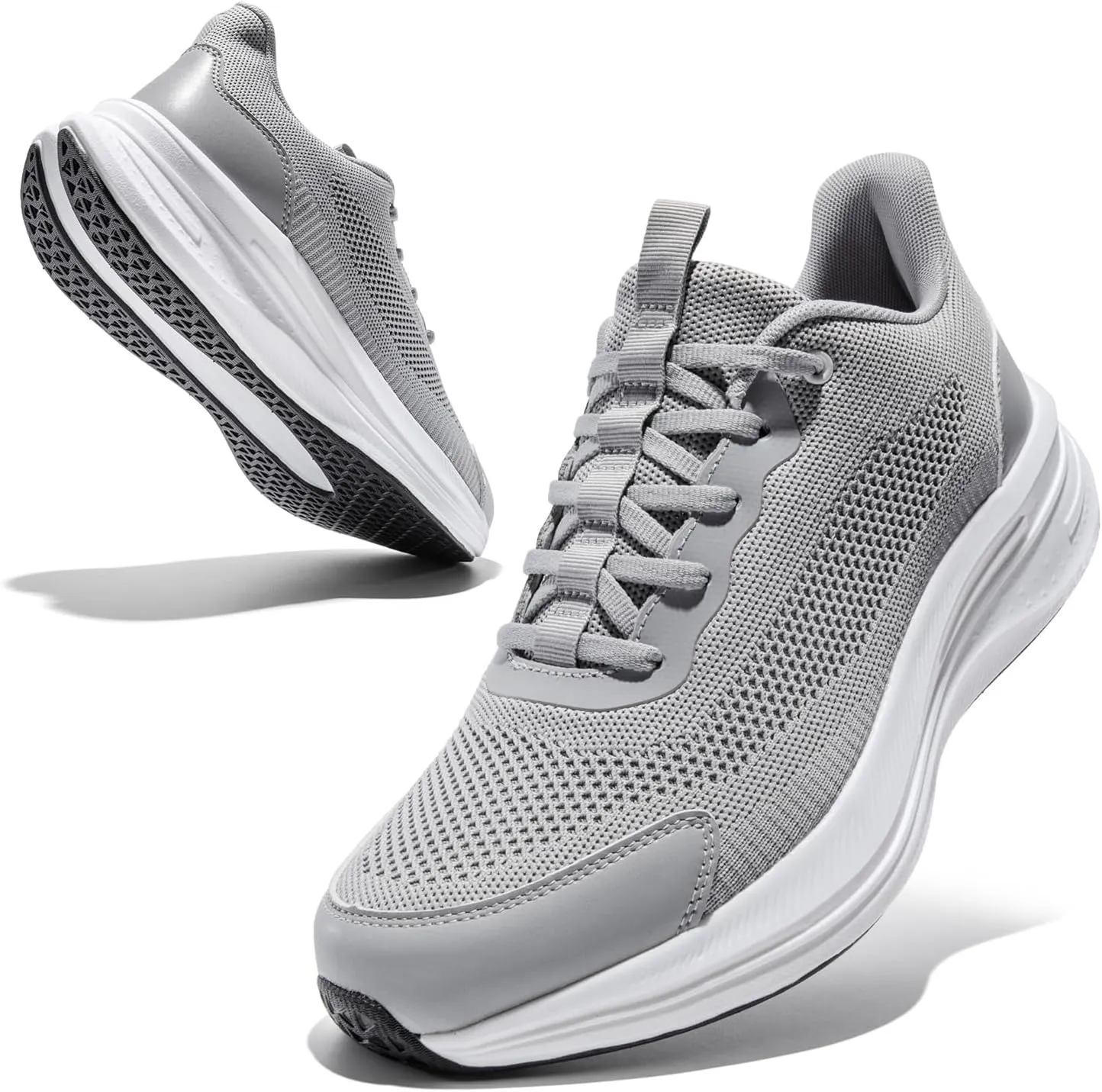 Mens Running Shoes Slip-on Walking Shoes for Men Athletic Gym Workout Sneakers Breathable Non Slip Tennis Cushioning Sneakers