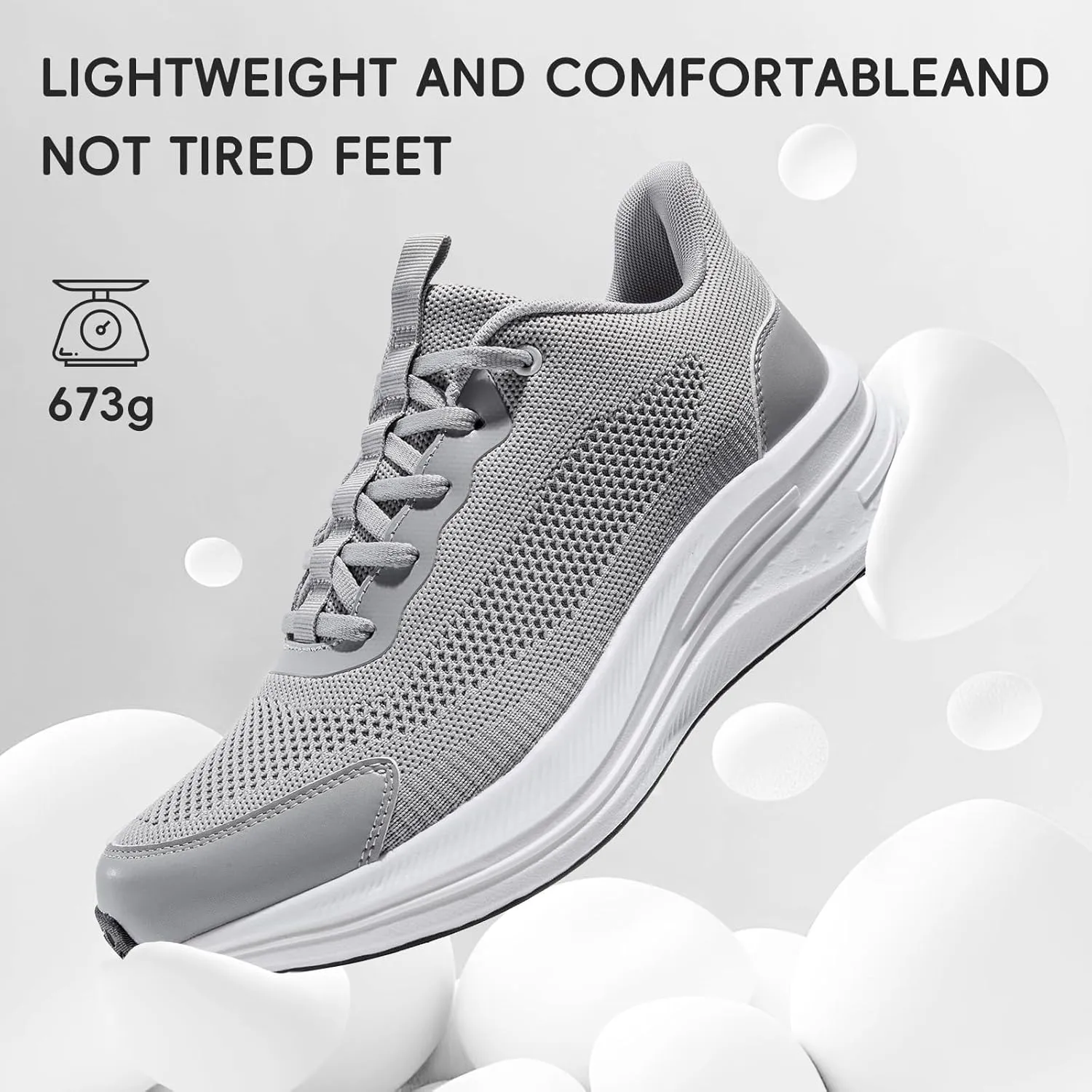 Mens Running Shoes Slip-on Walking Shoes for Men Athletic Gym Workout Sneakers Breathable Non Slip Tennis Cushioning Sneakers