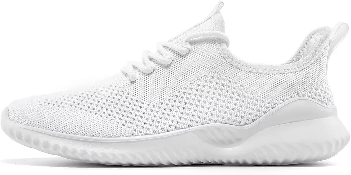 Mens Running Shoes Slip on Walking Tennis Sneakers Fashion Breathable Mesh Soft Sole Casual Athletic Lightweight