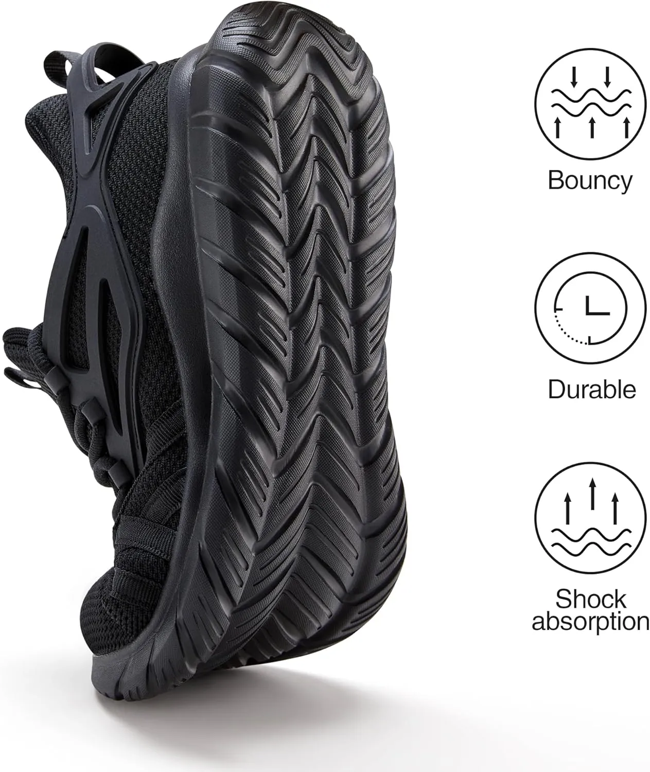 Mens Slip On Fashion Sneakers Non Slip Tennis Running Walking Shoes Breathable Lightweight Workout Shoes