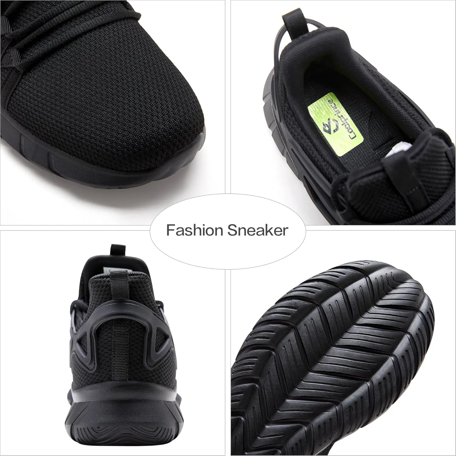 Mens Slip On Fashion Sneakers Non Slip Tennis Running Walking Shoes Breathable Lightweight Workout Shoes