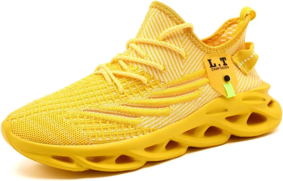 Mens Slip on Walking Running Shoes Non Slip Sneakers Work Sport Athletic Gym Sports Casual Fashion Lightweight Breathable