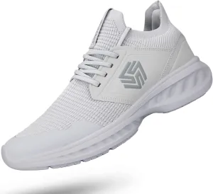 Mens Slip On Walking Shoes Non Slip Running Shoes Breathable Workout Shoes Lightweight Gym Sneakers