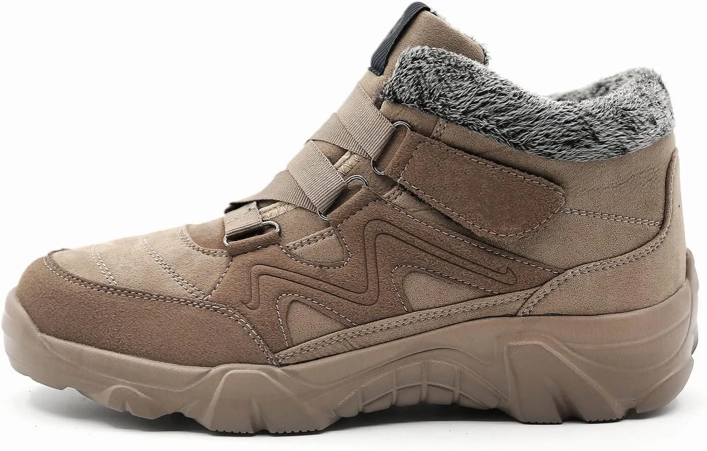 Men's Slip On Walking Sneakers Comfortable Hiking Fashion high top Boots…