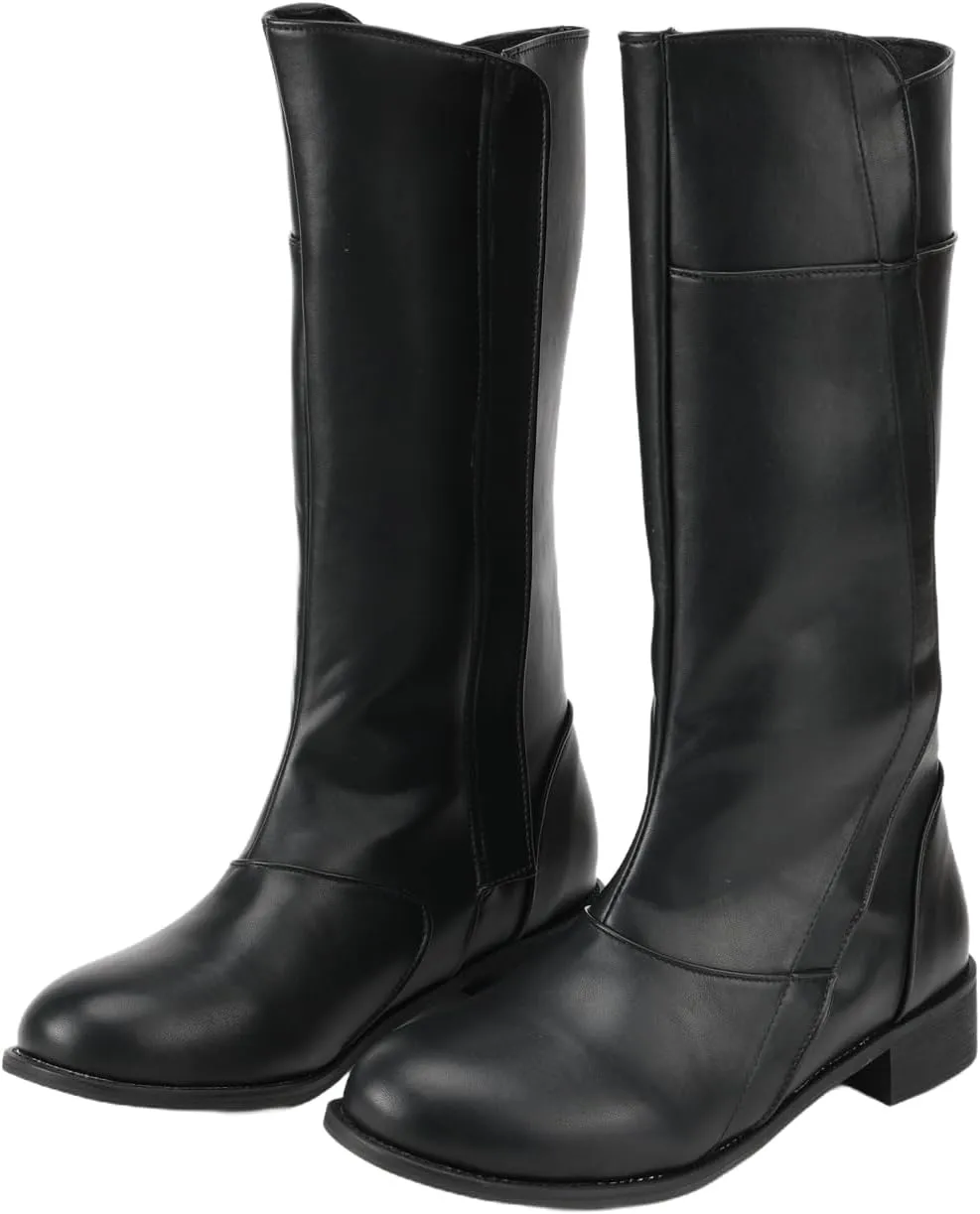 Mens Tall Boots Medieval Renaissance Cosplay Boot Viking Renaissance Boot Halloween Shoes
