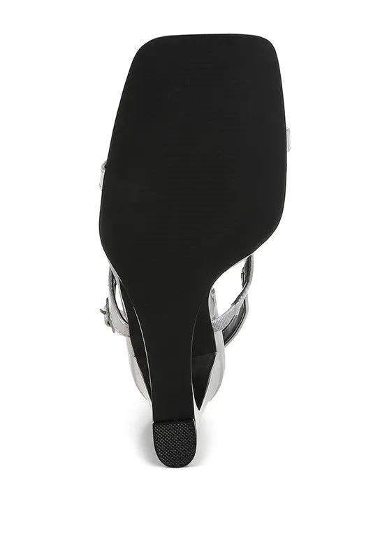 Metallic Fantasy Wedge Sandals