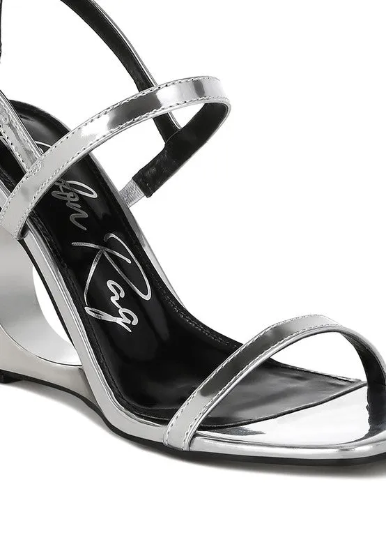 Metallic Fantasy Wedge Sandals