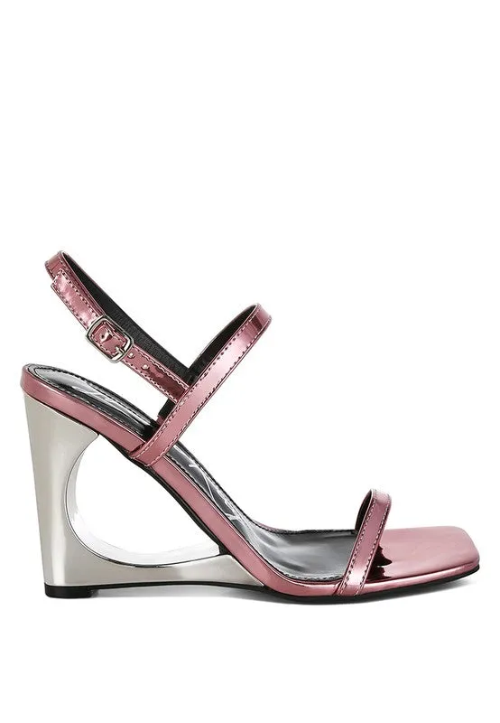 Metallic Fantasy Wedge Sandals
