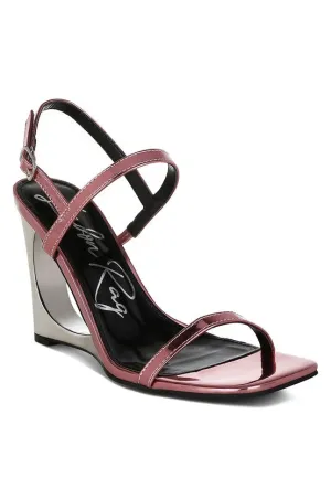 Metallic Fantasy Wedge Sandals