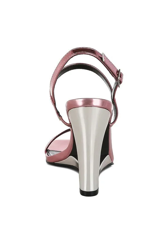 Metallic Fantasy Wedge Sandals