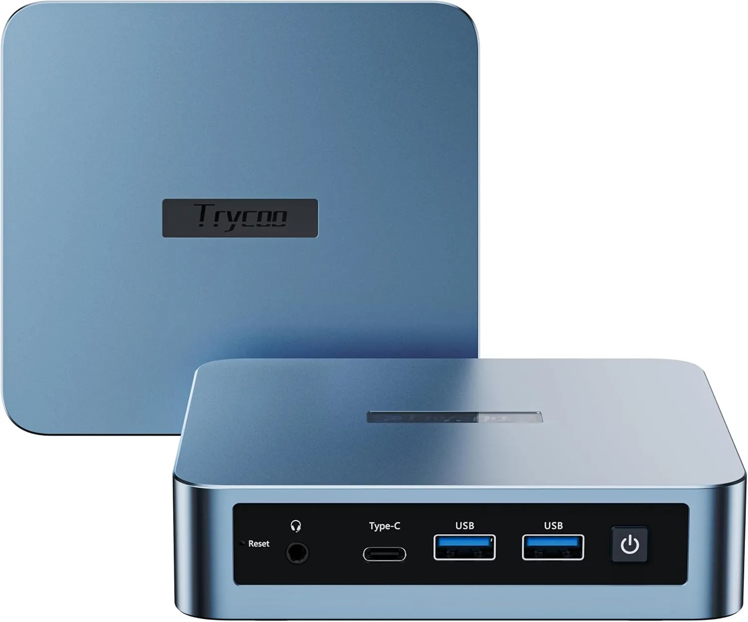Mini PC 12th N100, 16GB DDR4 512GB SSD, WI6 Intel Alder Lake N100 Desktop Mini Computer with Type-C, Dual HD, RJ45 LAN Ethernet, 4K Triple Display, WiFi5, BT4.2