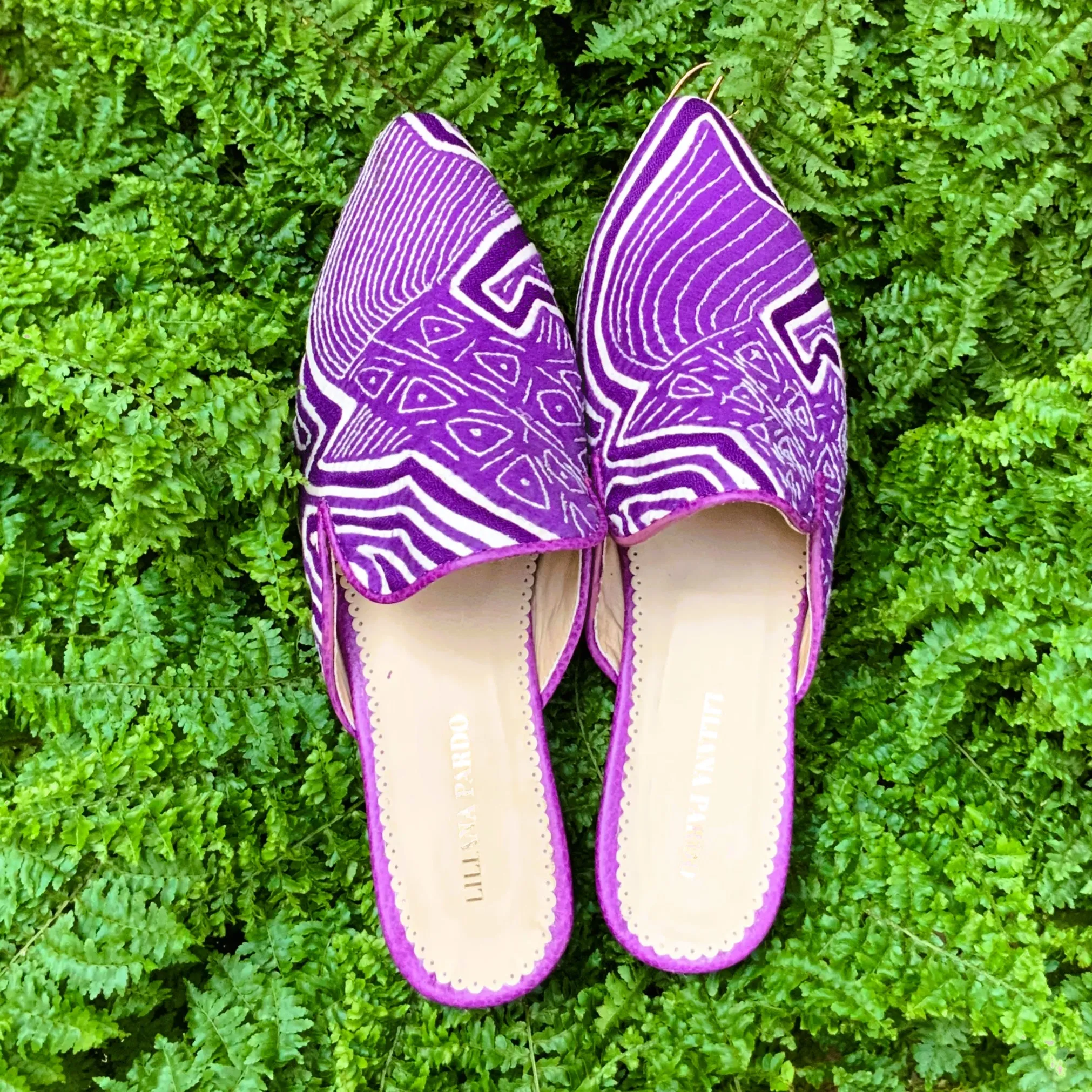 Mola Mules | Light Purple Fishtail