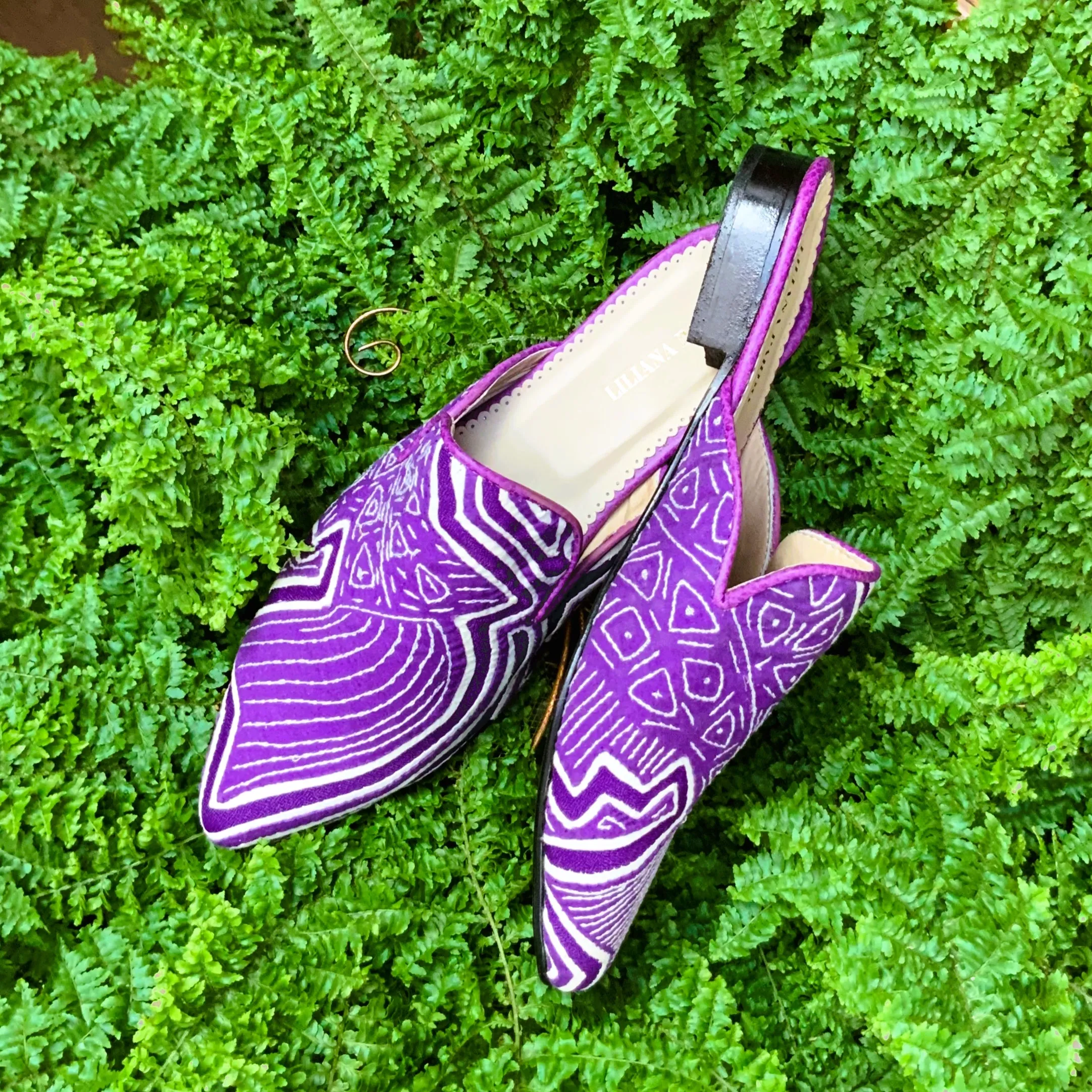 Mola Mules | Light Purple Fishtail