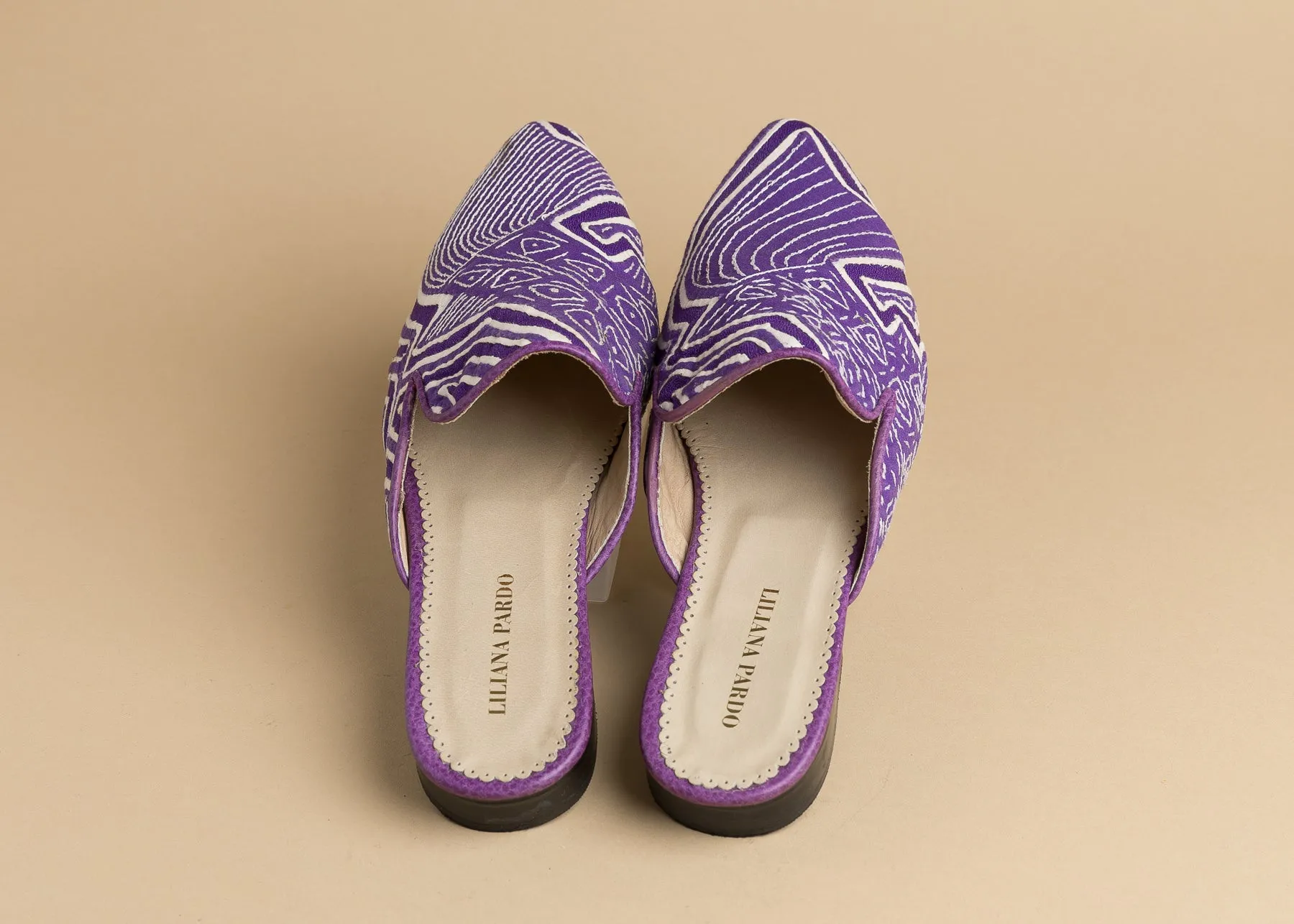 Mola Mules | Light Purple Fishtail
