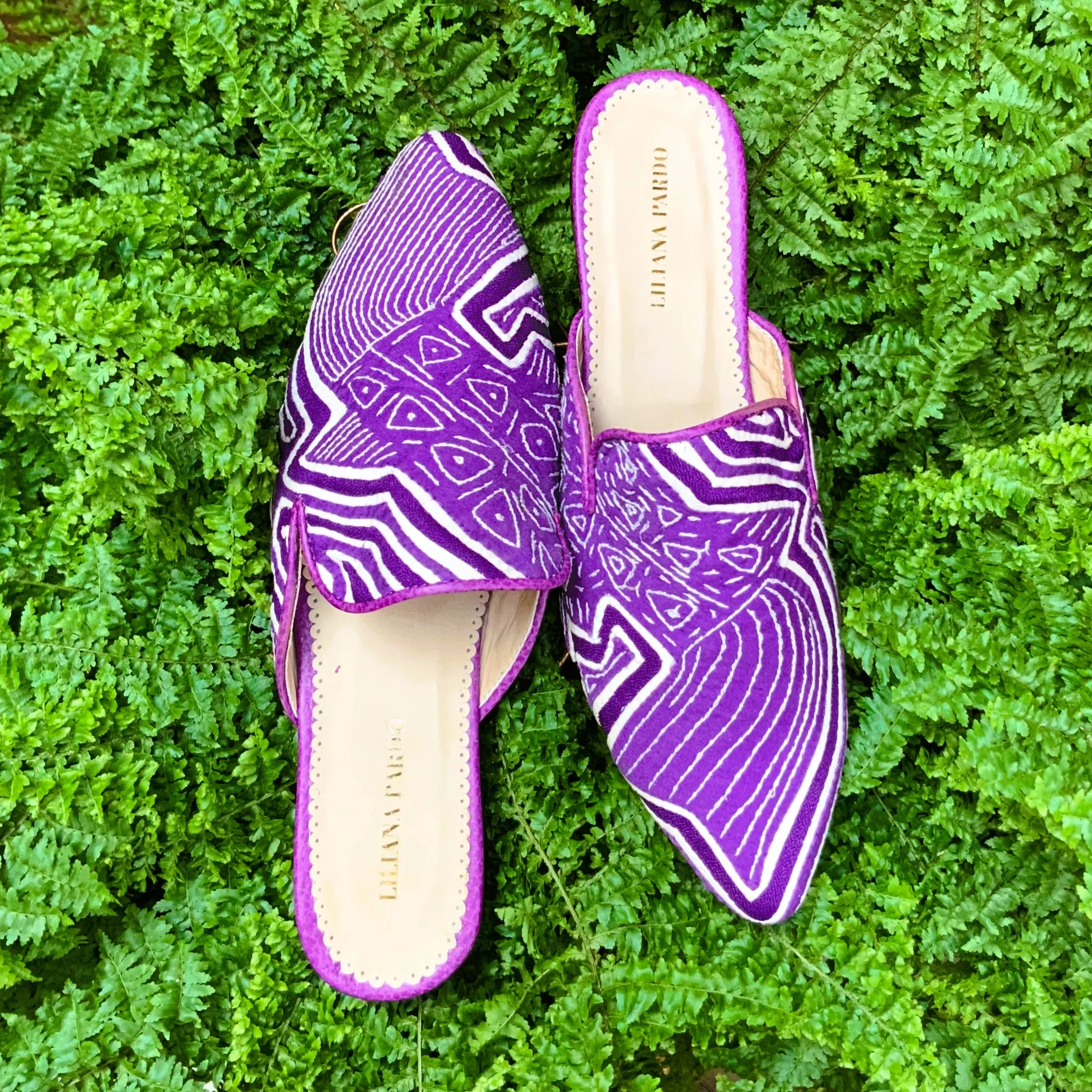 Mola Mules | Light Purple Fishtail