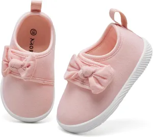 MORENDL Baby First Walking Shoes Toddler Slip On Shoes Infant Mesh Breathable Sneakers