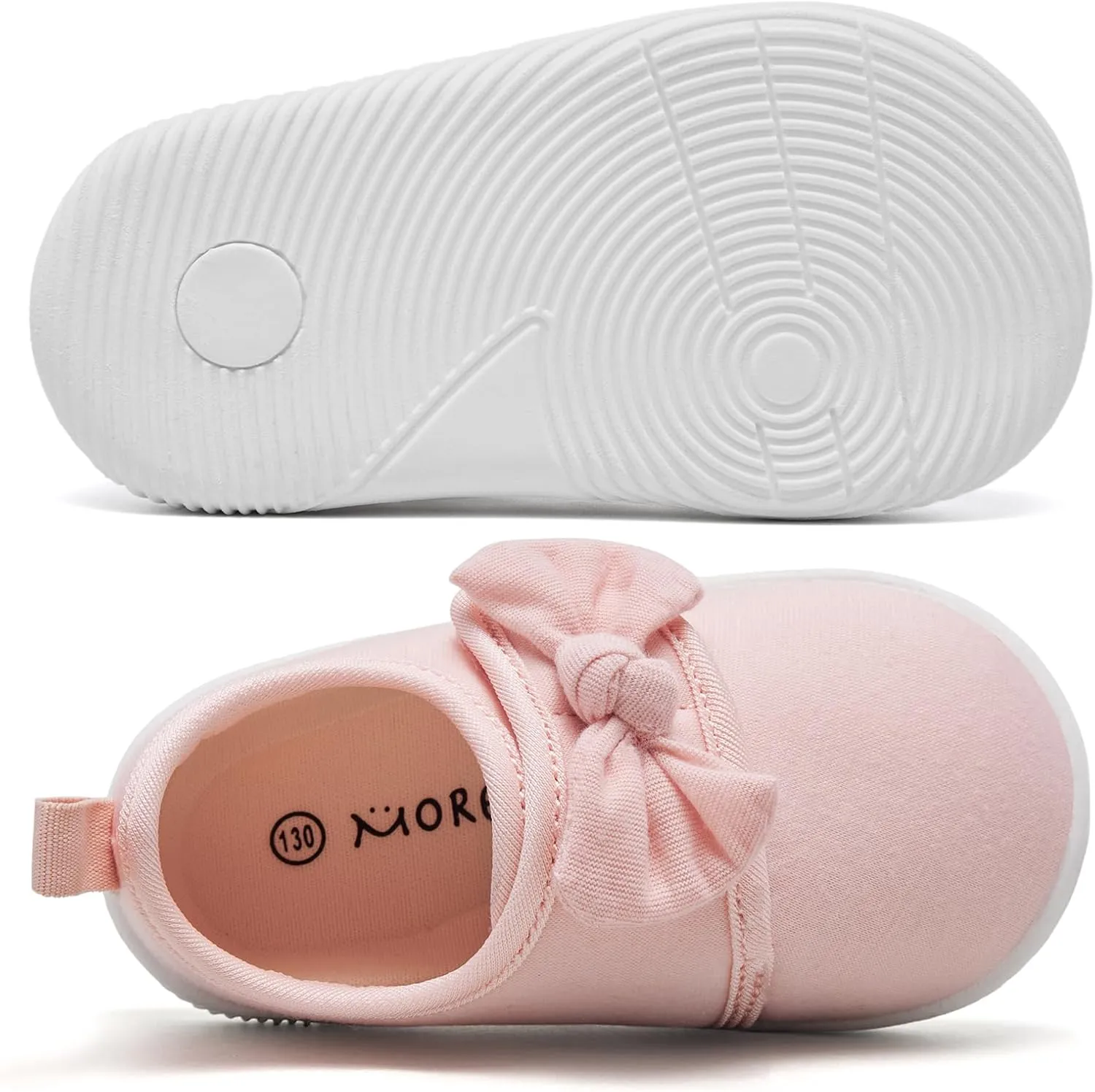 MORENDL Baby First Walking Shoes Toddler Slip On Shoes Infant Mesh Breathable Sneakers