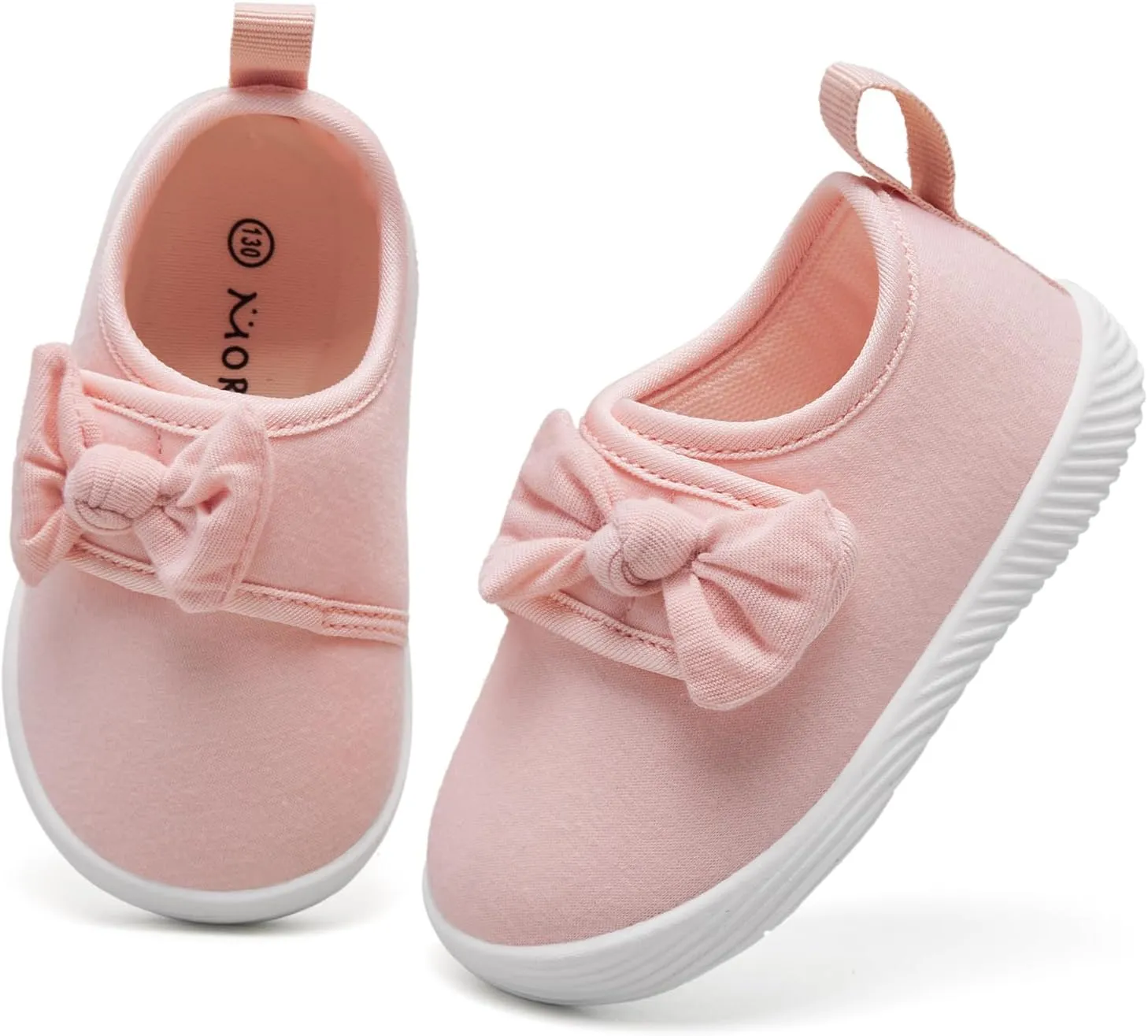 MORENDL Baby First Walking Shoes Toddler Slip On Shoes Infant Mesh Breathable Sneakers