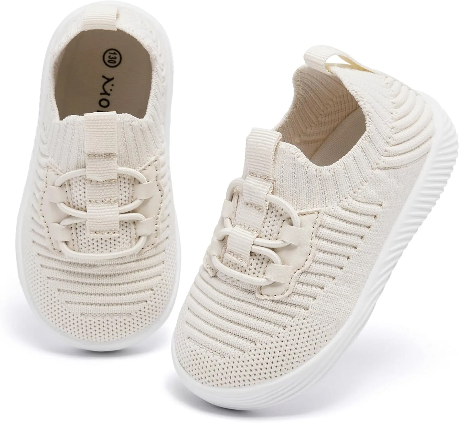 MORENDL Toddler Slip On Sneakers Baby Walking Shoes Non-Slip Breathable Boys & Girls Tennis Shoes Infant Running Shoes