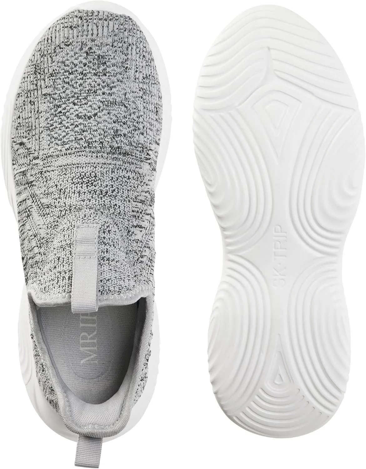 MRIP Mens Slip On Walking Shoes Lightweight Non Slip Gym Workout Running Shoes Mesh Breathable Cushion Fashion Tennis Athletic Casual Sneakers