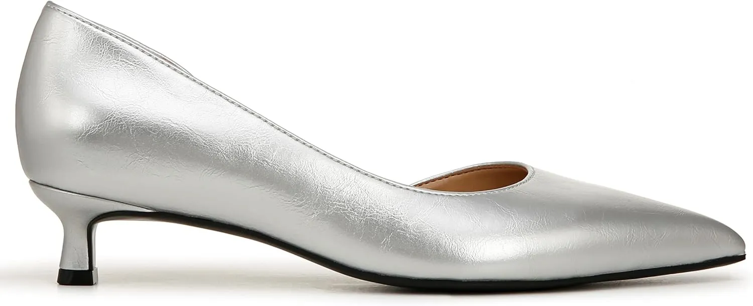 Naturalizer Womens Gallent Pointed Toe Kitten Heel Pump