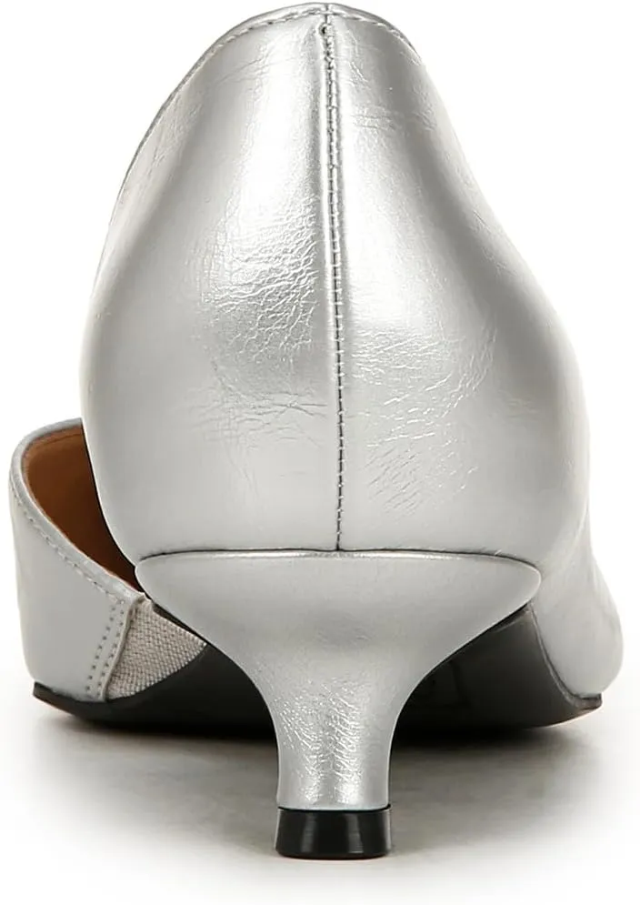 Naturalizer Womens Gallent Pointed Toe Kitten Heel Pump