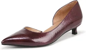 Naturalizer Womens Gallent Pointed Toe Kitten Heel Pump
