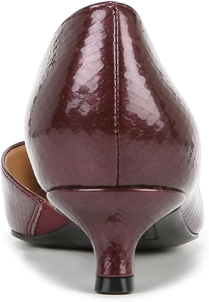Naturalizer Womens Gallent Pointed Toe Kitten Heel Pump