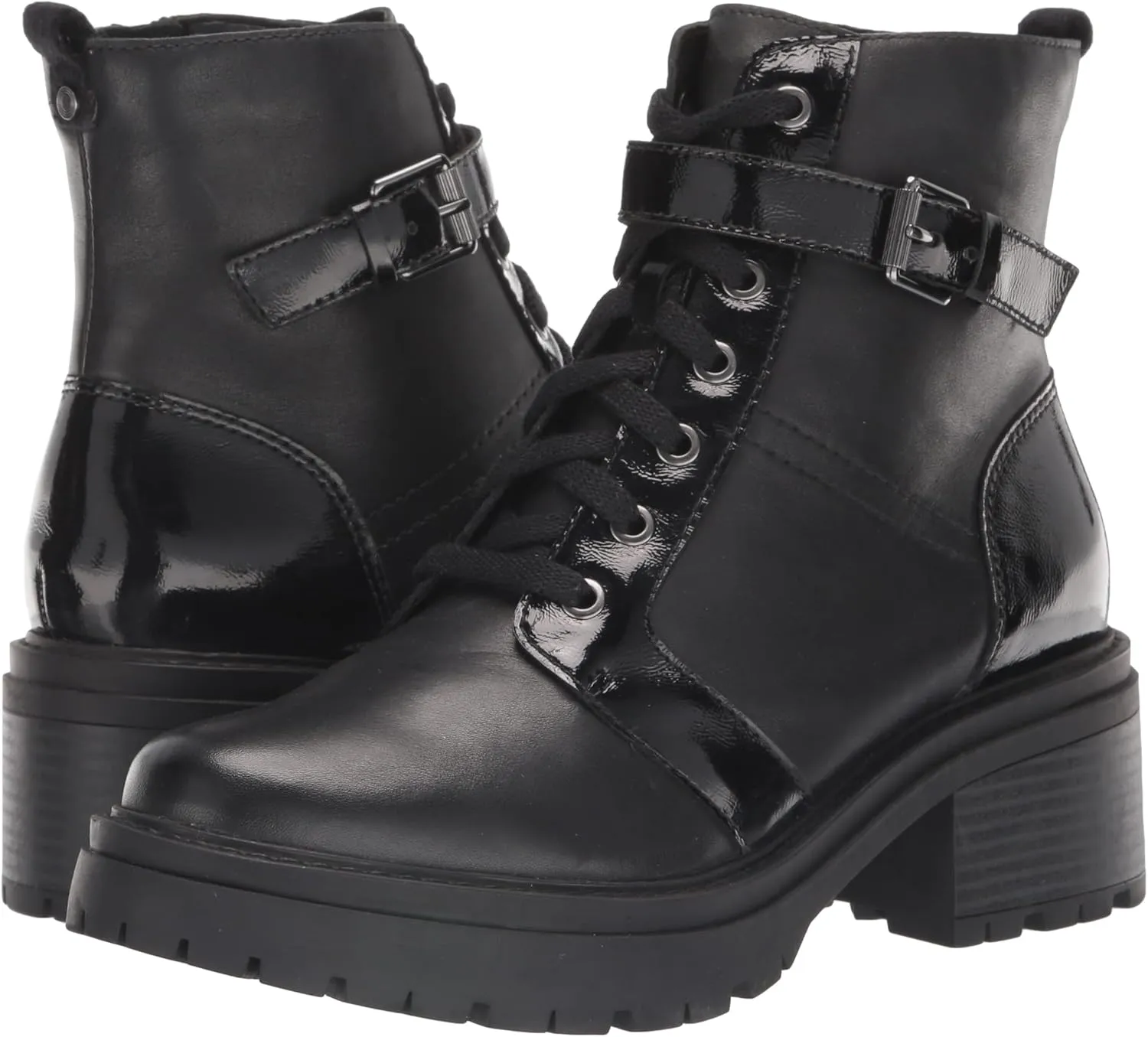 Naturalizer Women's Jac Ankle Combat and Lace-Up Boot