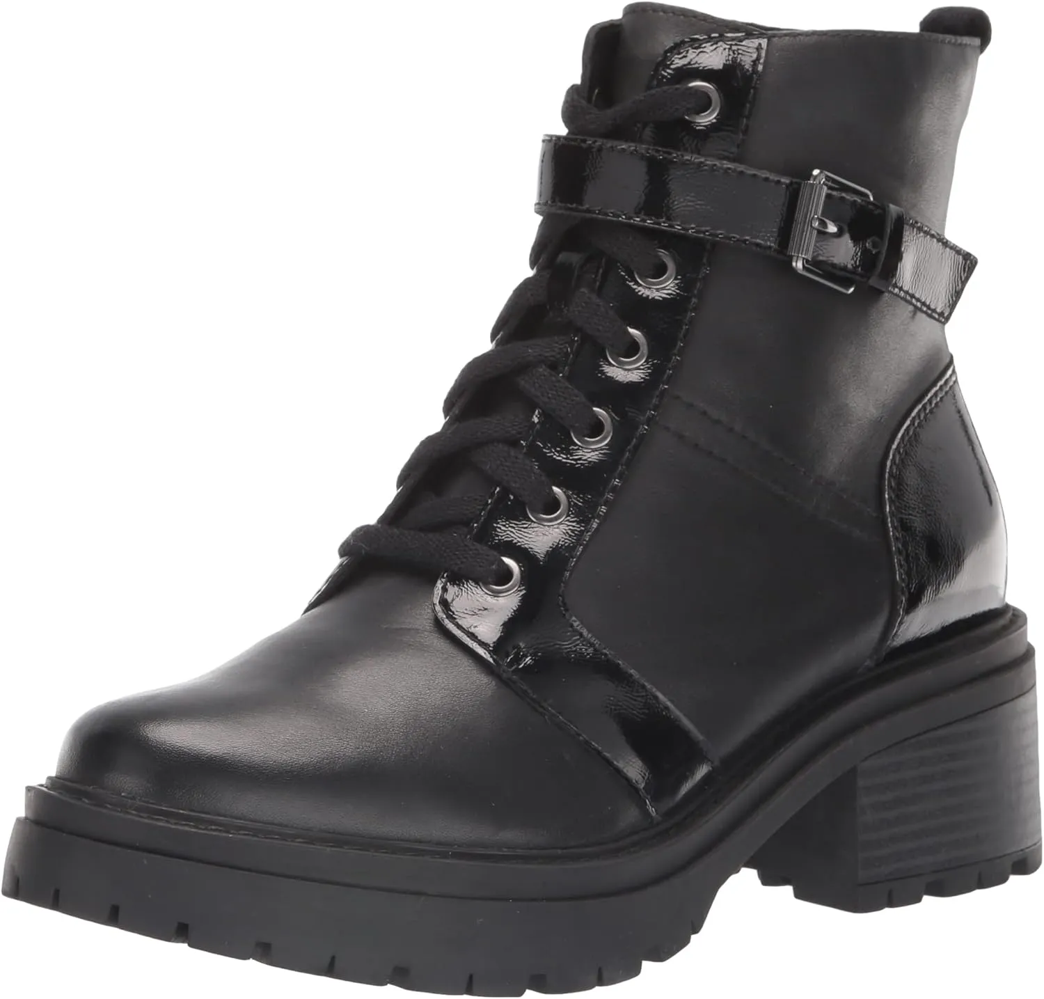 Naturalizer Women's Jac Ankle Combat and Lace-Up Boot