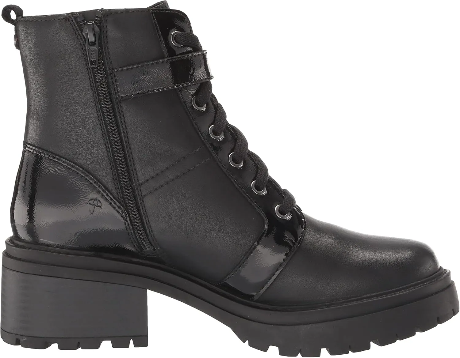 Naturalizer Women's Jac Ankle Combat and Lace-Up Boot