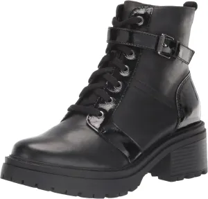 Naturalizer Women's Jac Ankle Combat and Lace-Up Boot