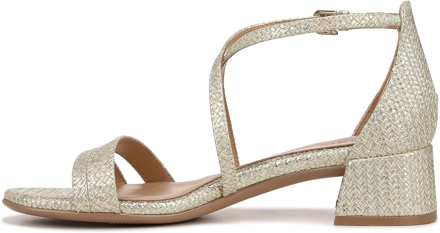 Naturalizer Women's June Strappy Low Block Heel Dress Sandal