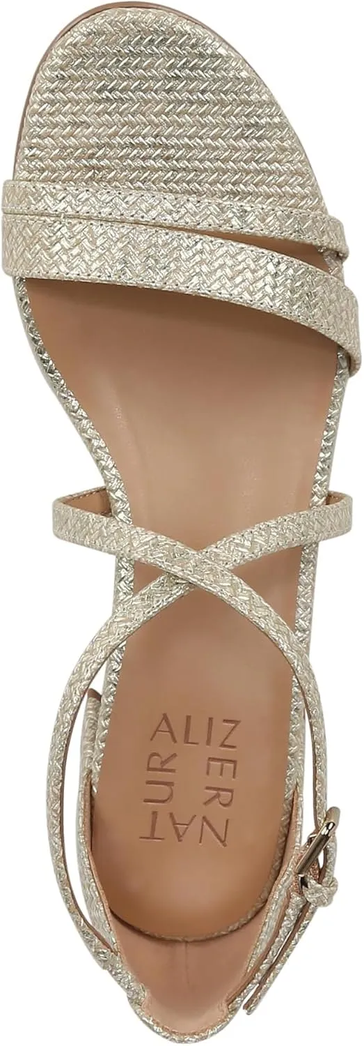 Naturalizer Women's June Strappy Low Block Heel Dress Sandal