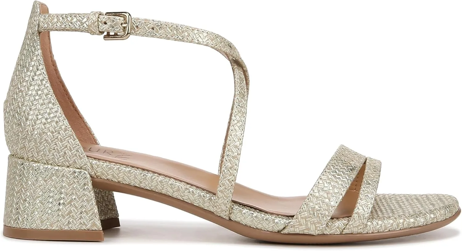 Naturalizer Women's June Strappy Low Block Heel Dress Sandal