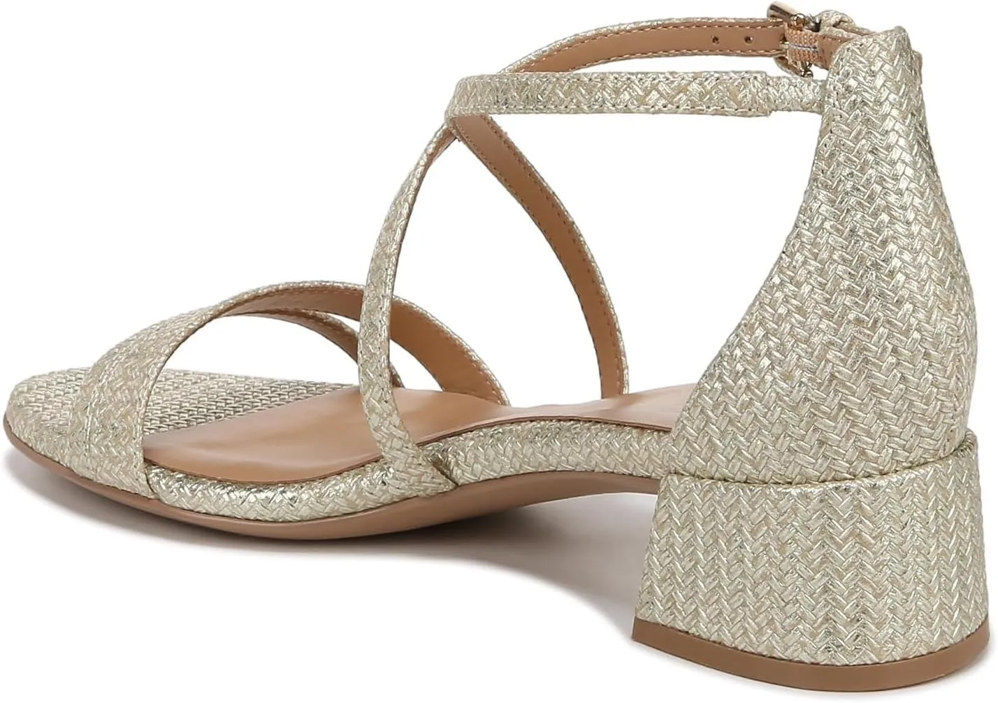 Naturalizer Women's June Strappy Low Block Heel Dress Sandal