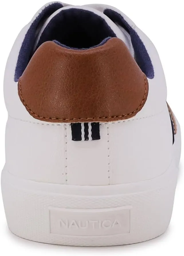 Nautica Men's Lace-Up Boat Shoe, Casual Loafer, Fashion Sneaker, Low Top Active-Hull