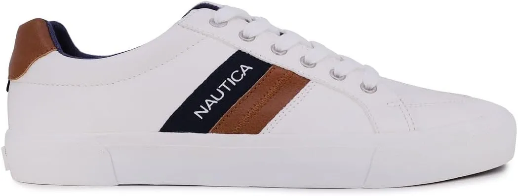 Nautica Men's Lace-Up Boat Shoe, Casual Loafer, Fashion Sneaker, Low Top Active-Hull