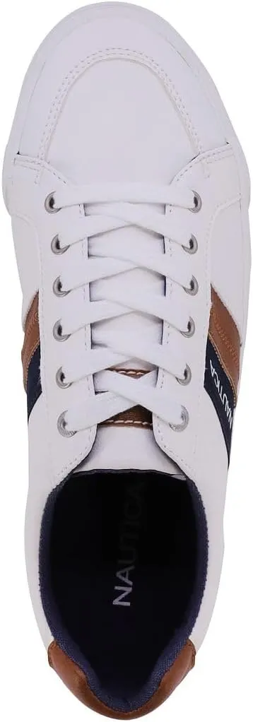 Nautica Men's Lace-Up Boat Shoe, Casual Loafer, Fashion Sneaker, Low Top Active-Hull