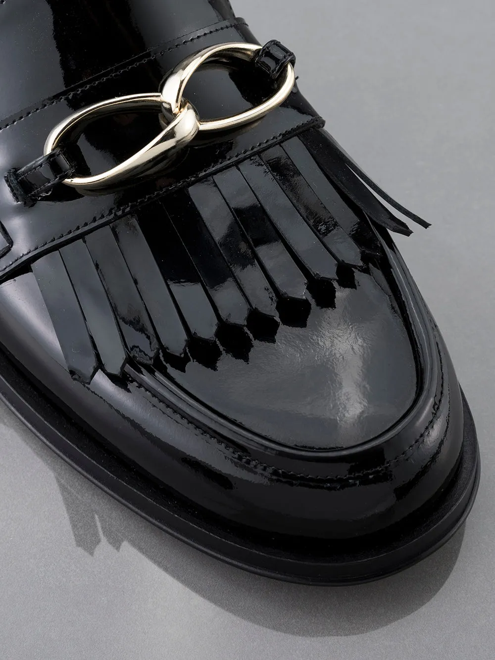Noir Le Loafer New Year sale Ayana Frill Patent -- Exclusive savings