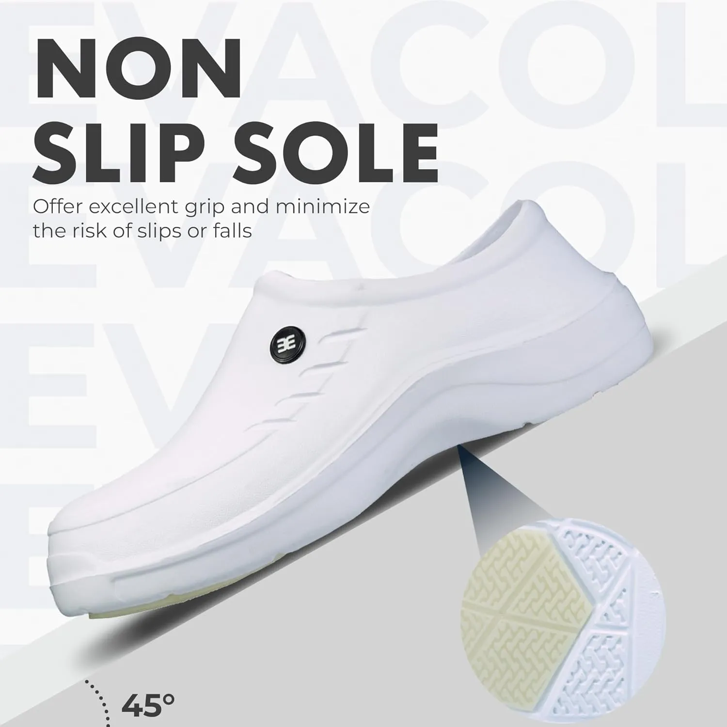 Non Slip Shoes for Men - Slip On Clogs, Comfortable Work Shoes
