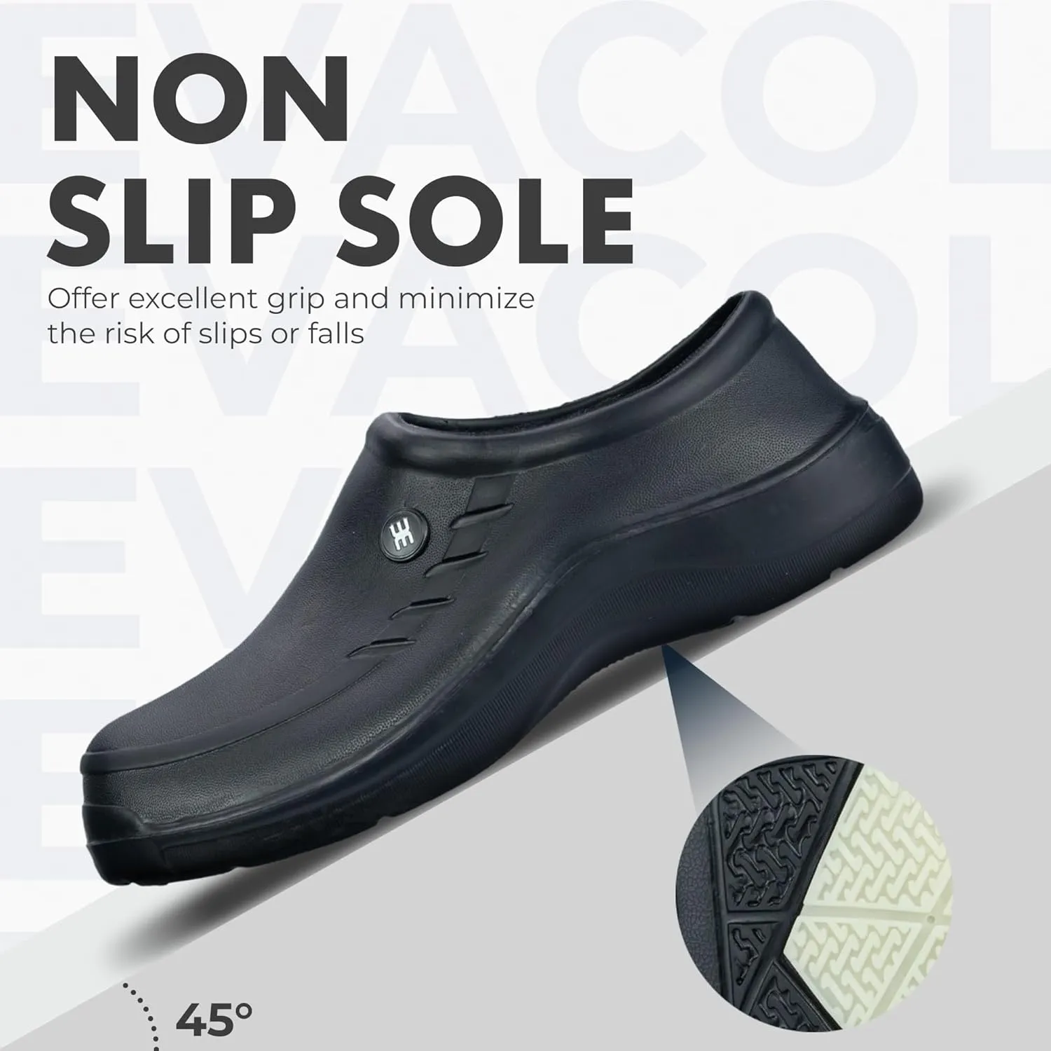 Non Slip Shoes for Men - Slip On Clogs, Comfortable Work Shoes