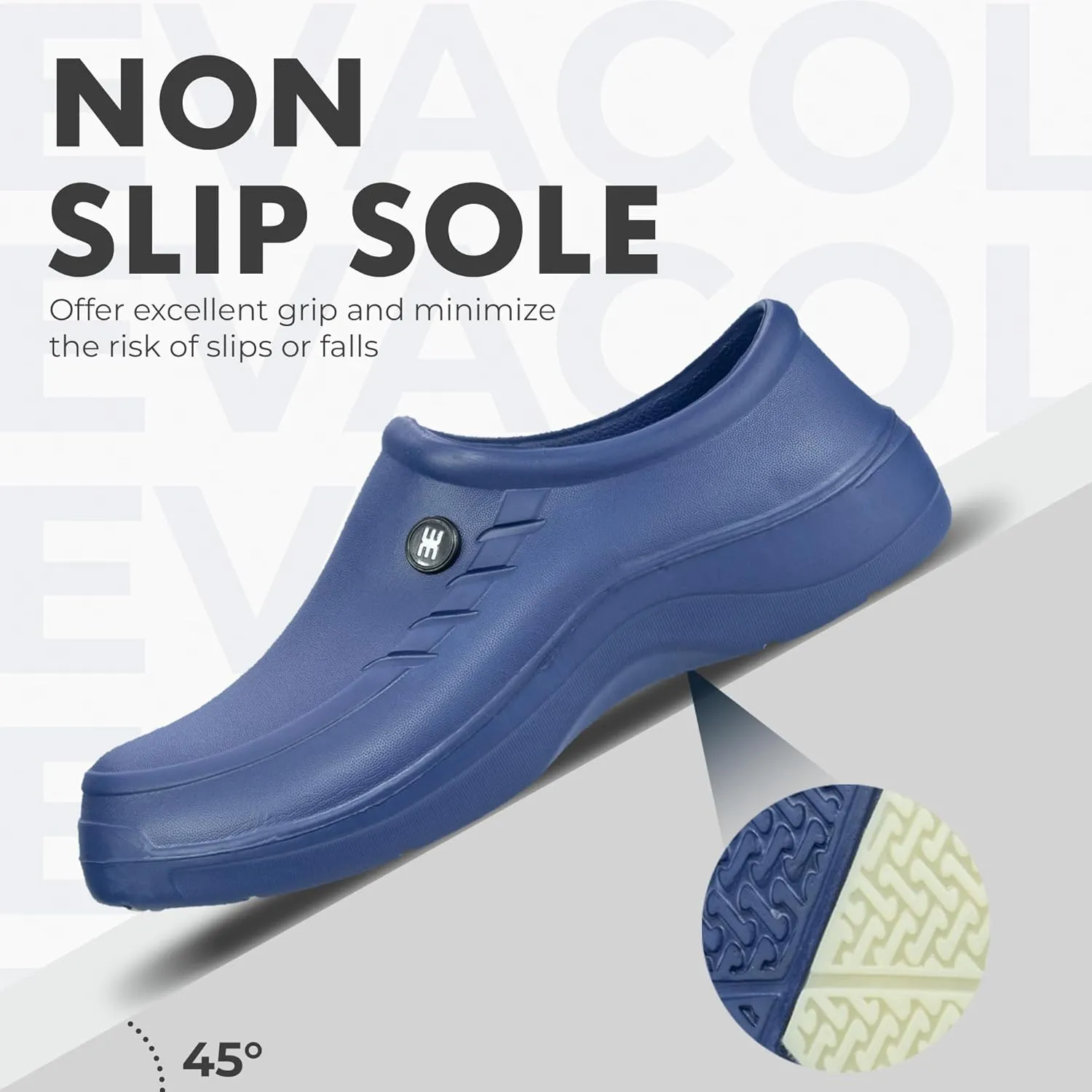 Non Slip Shoes for Women - Slip On Clogs, Comfortable Work Shoes