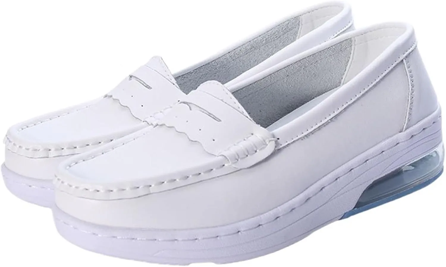 Nurses Shoes Slip On Lightweight White Slip-Resistant with Arch Support Healthcare Women Comfortable Shoes