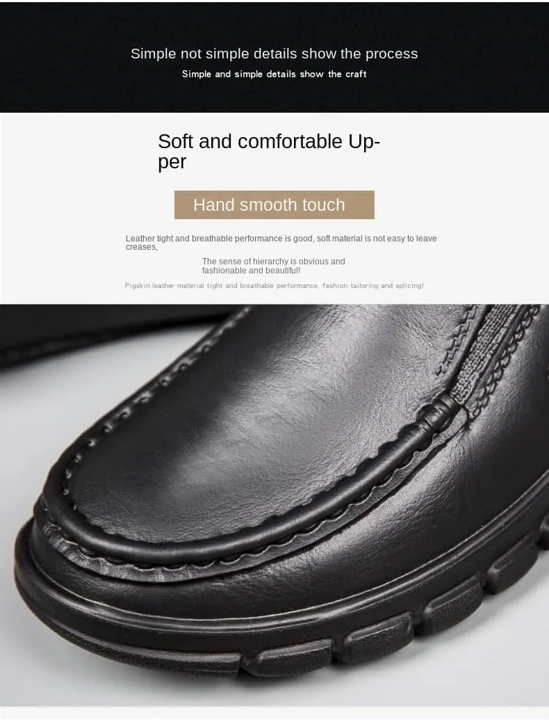 Oil-Proof, Water-Resistant Men's Loafers - Non-Slip Chef Shoes for Kitchen Work