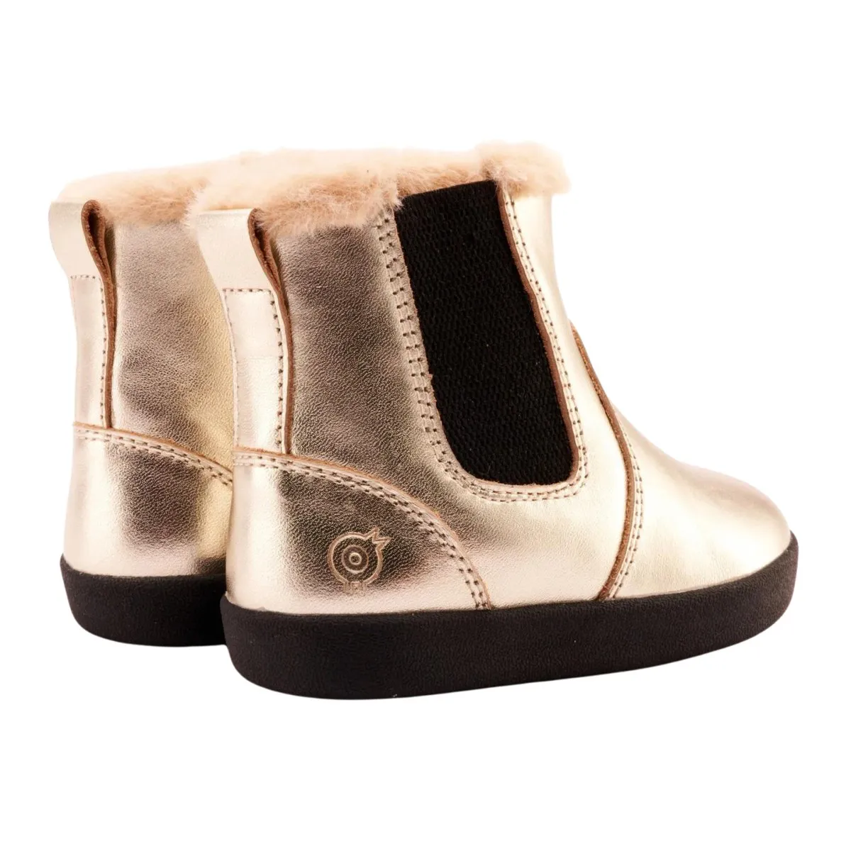 Old Soles Toddler's Rider Boot Gold/Black