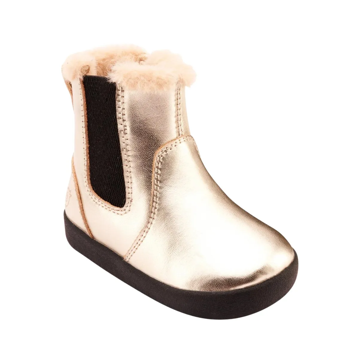 Old Soles Toddler's Rider Boot Gold/Black