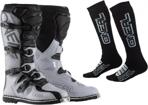 O'NEAL Element Boots with Pro MX Socks Combo