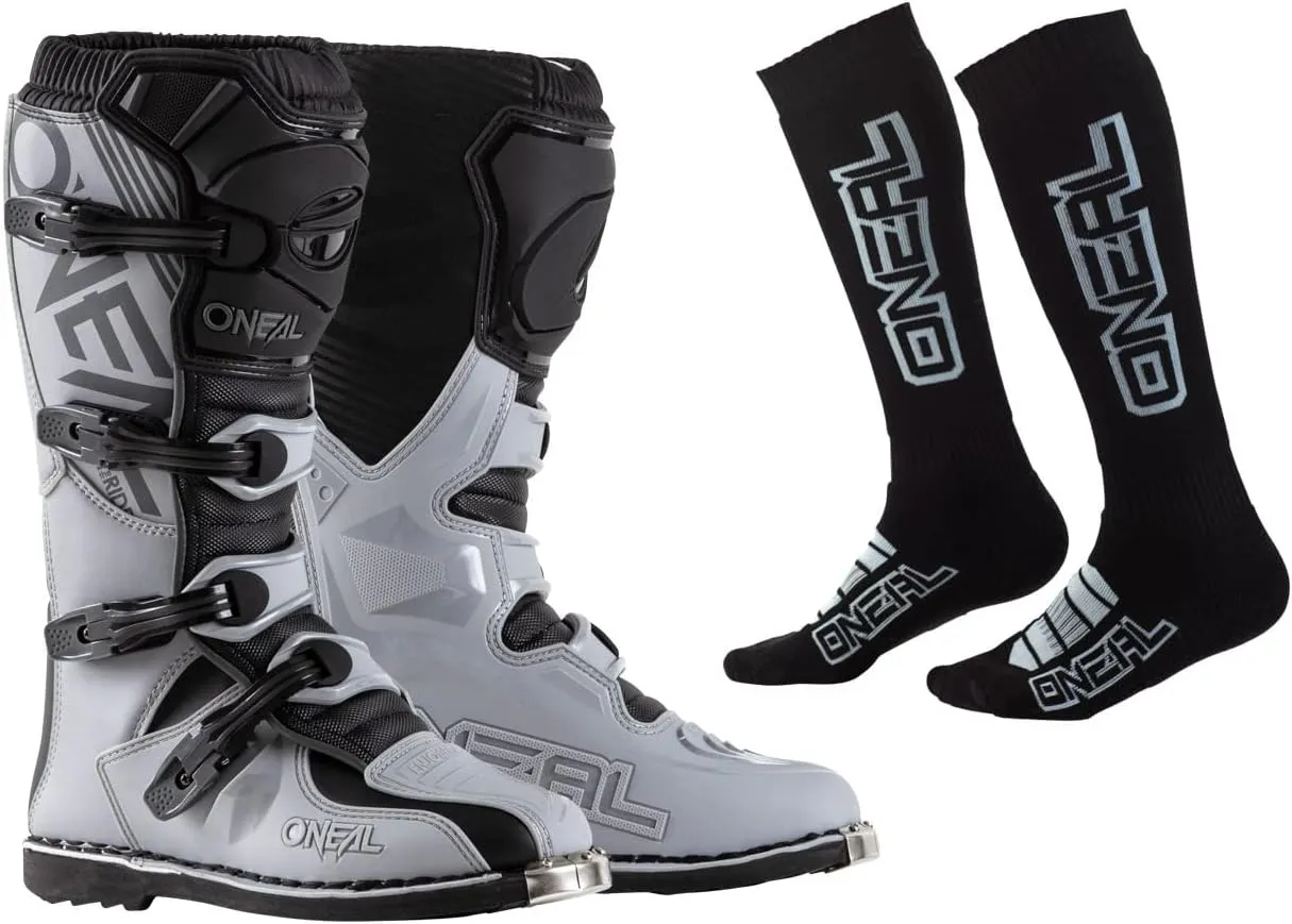 O'NEAL Element Boots with Pro MX Socks Combo