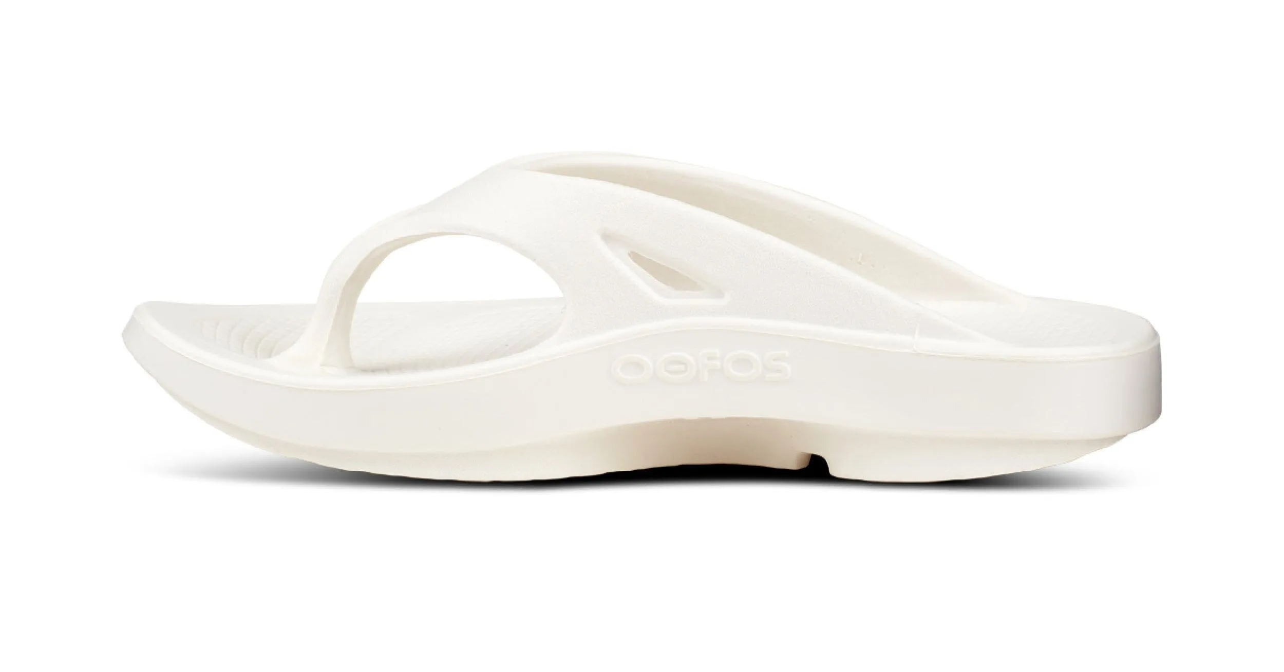 OOFOS Unisex OOriginal Thong Sandal - Chalk
